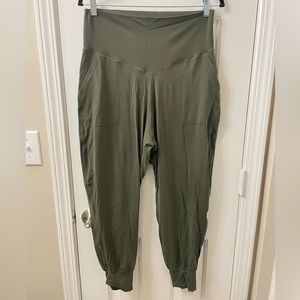 Green Aerie high rise joggers